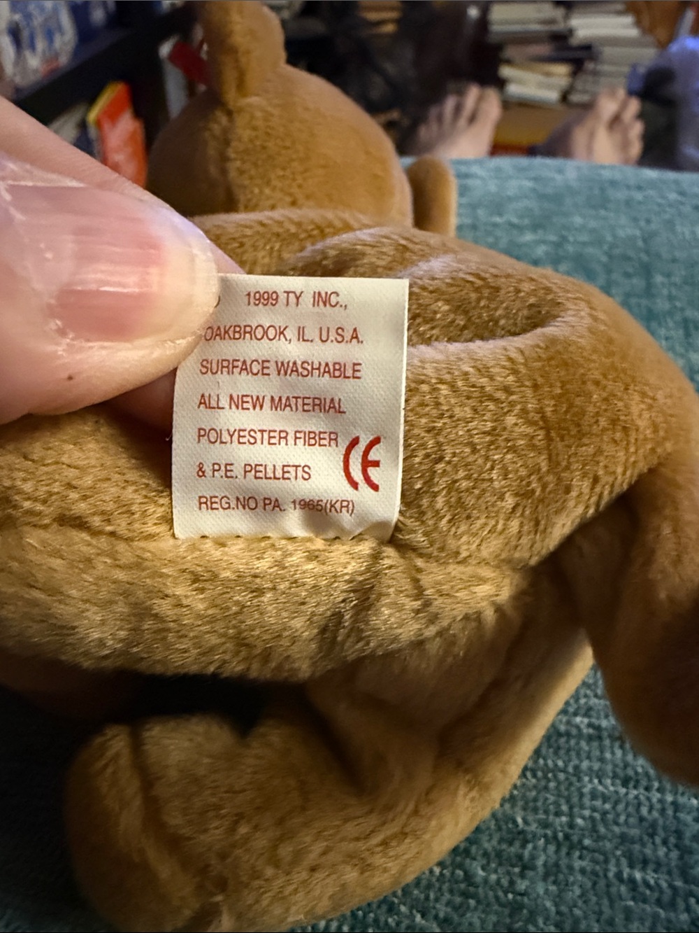 TY Beanie Baby Tiny the Chihuahua Dog 1998 Retired Plush Toy - Picture 3 of 4